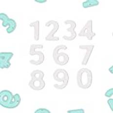 Craftelier - 10 st 2 cm sifferskärare, cirka 2 cm för att skära papper, bristolpapper eller 2 mm Eva-gummi | kompatibel med flera skärmaskinsmodeller