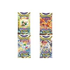 Pokemon Kort Sword and Shield - 4x Brilliant Stars Pokemon Booster Pack - Pokémon kort - Engelska kort