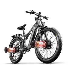 2000W elektrisk mountainbike Shengmilo S600 17.5AH Samsung batteri 45KM/H 26*3.0 breddæk elcykel 7 gear