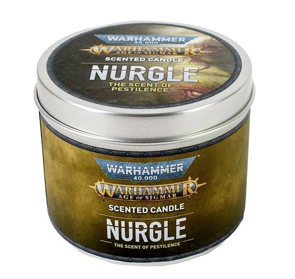Warhammer 40,000 (40k): Scented Candle (Duftlys) - Nurgle (The Scent of Pestilence)