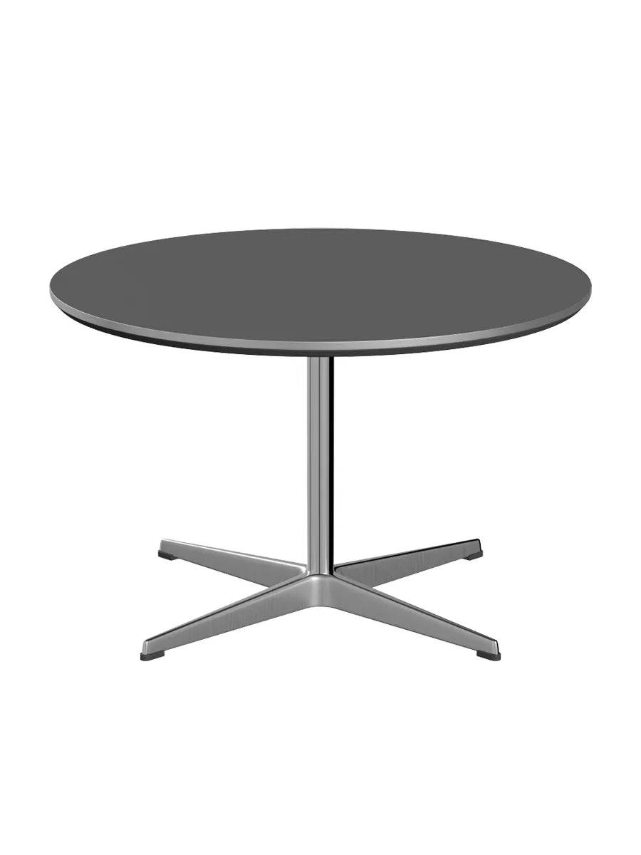 Piet Hein A222 Sofabord, Ø75 cm fra Fritz Hansen Grey Bromo m. alukant (specialfarve) - Jacobsen Plus