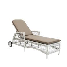 Solsäng Daisy sunbed Vintage white Sika-design