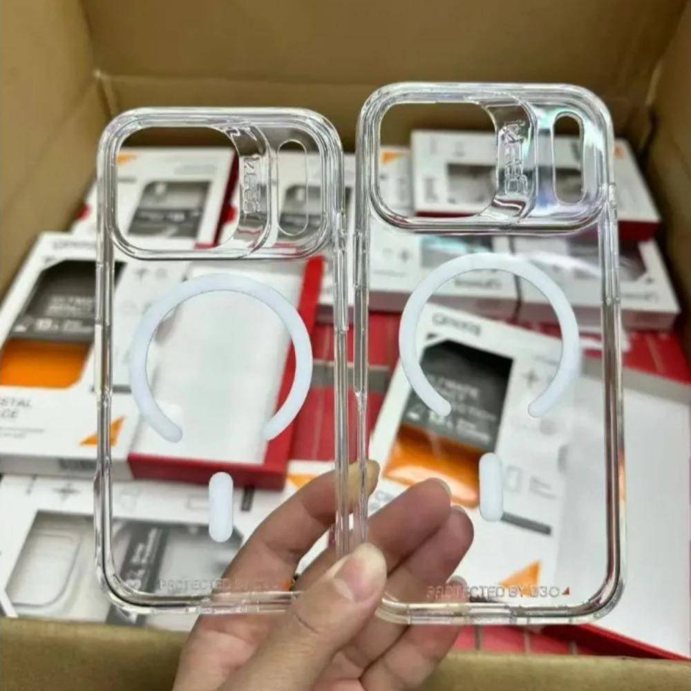 Gear4 HD Genomskinligt För Magsafe Fodral För IPhone 17 Pro Max 16 15 14 Plus 13 Original Förstärkt Anti-Fall Skydd Magnetisk Trådlös Laddning Cover