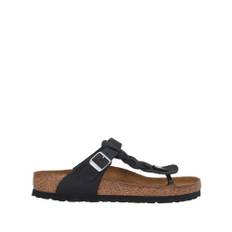 Birkenstock, Sko, Dame, Sort, 37 EU, Læder, Gizeh Oiled Leather Sandaler