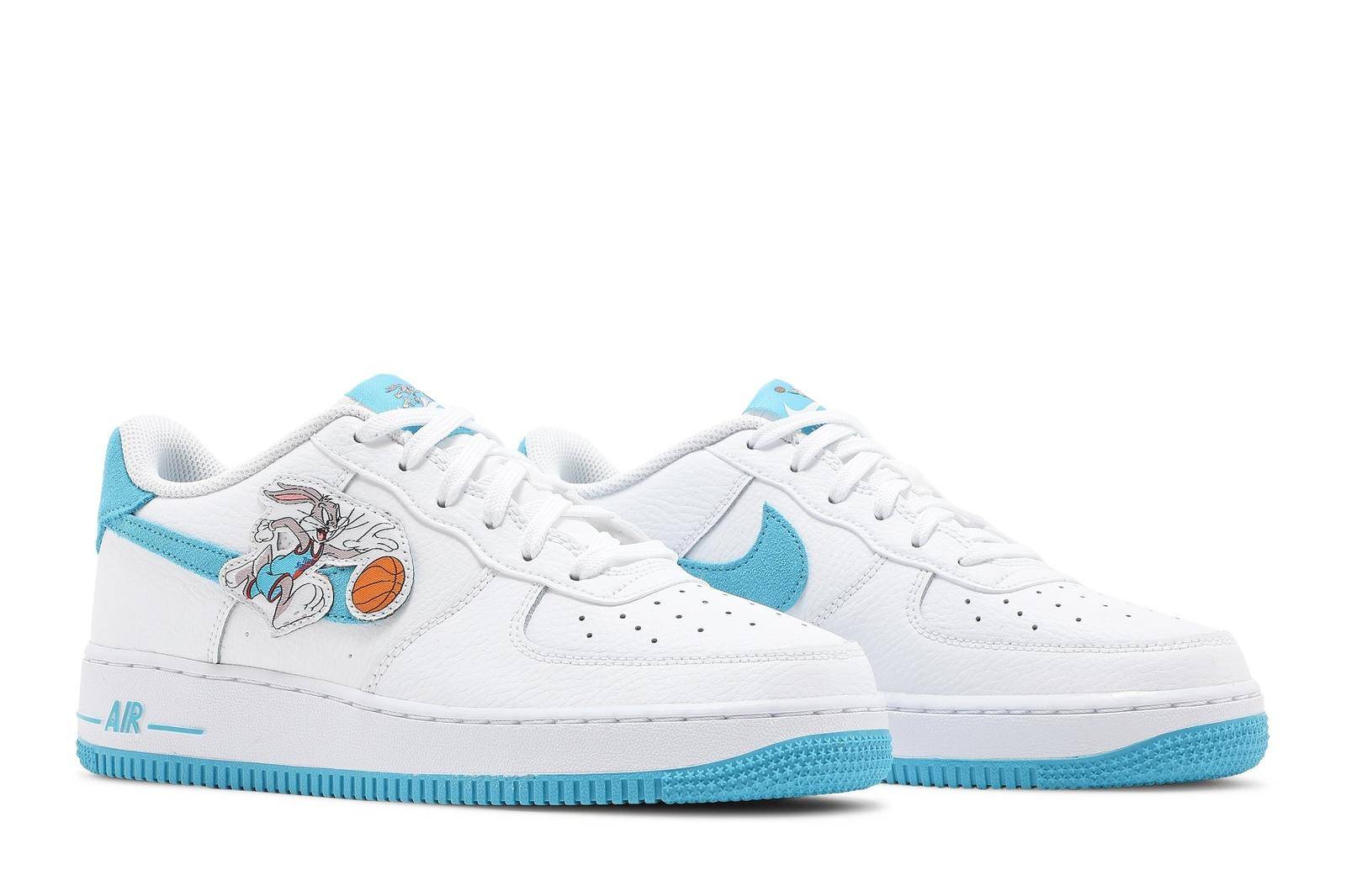 Nike Space Jam x Air Force 1 07 GS Hare DM3353-100 cm white