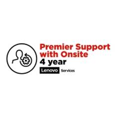 Lenovo Premier Support with Onsite NBD - Utökat serviceavtal - material och tillverkning (för system med 1 års garanti på plats) - 4 år (från ursprungligt inköpsdatum av utrustningen) - på platsen - svarstid: NBD - för ThinkCentre M90  M90q Gen 2  M90q Gen 3  M90s Gen 2  M90s Gen 3  M90t Gen 2  M90t Gen 3