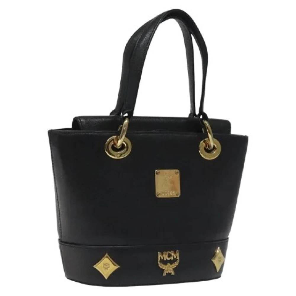 MCM Pre-owned Pre-owned Håndtaske - Vintage - Dame - Sort - ONE SIZE - Uld