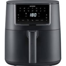 Severin FR 2462 Varmluftsfritös 7 l 1700 W med display, Non-stick-beläggning Svart