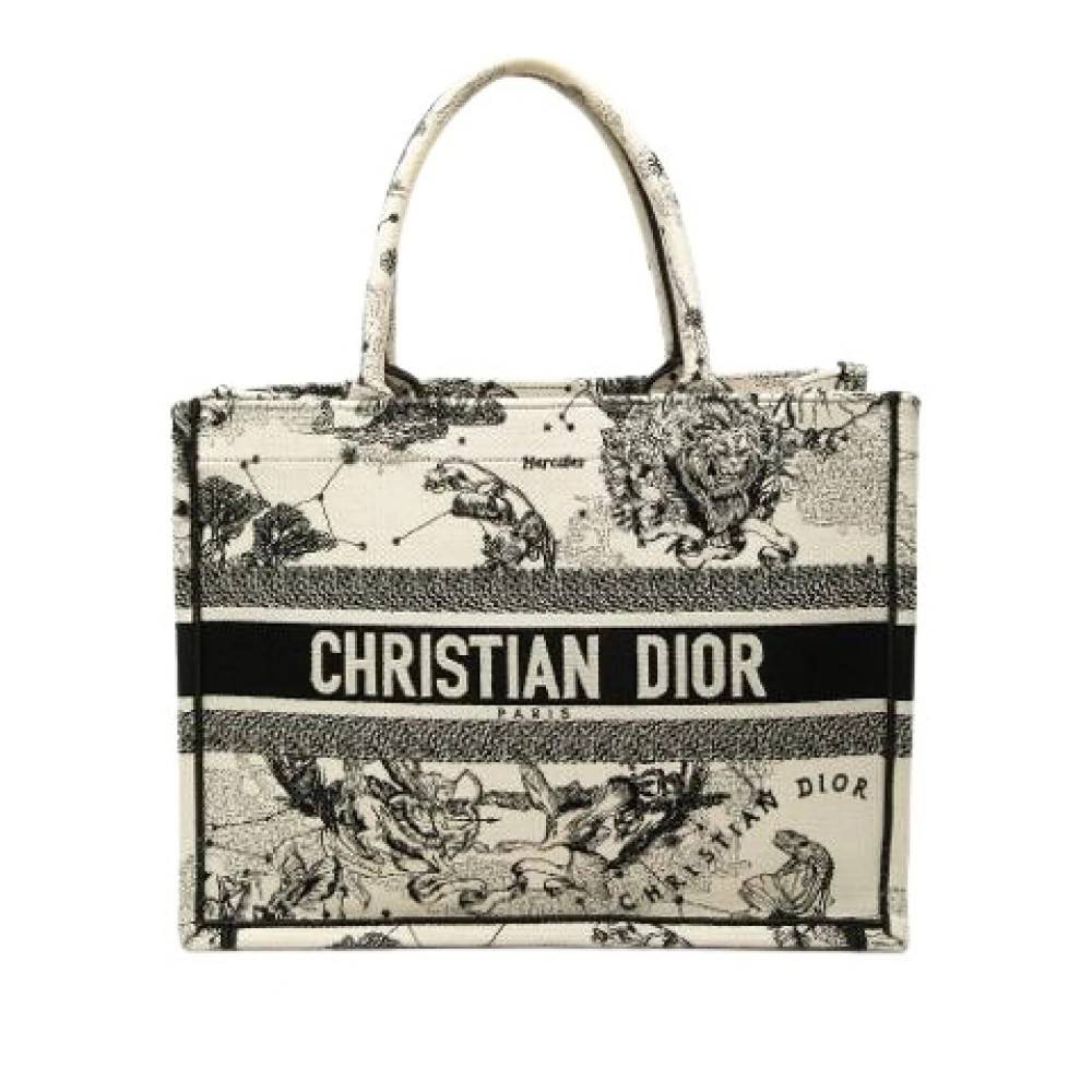 Dior Vintage Pre-owned Canvas Tote Bag - Vintage - Dame - Beige - ONE SIZE -