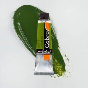 Cobra Artist oil water.m Olive Green Yellow 40ml