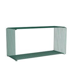 Montana - Panton Wire Extended hylla, djup 25,7 cm - Pine - Hyllsystem - Verner Panton - Grön - Metall