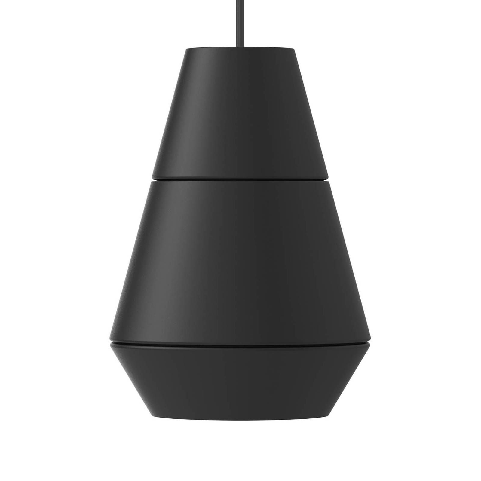 GRUPA Designer hængelampe Ili La Lava, dæmpbar, Sort, Stue/spisestue, Aluminium, Design