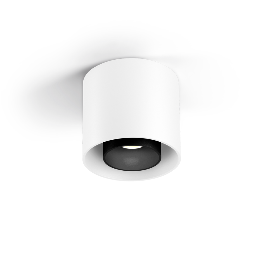 Ray outdoor loftlampe Wever & Ducré - Hvid / Sort cover
