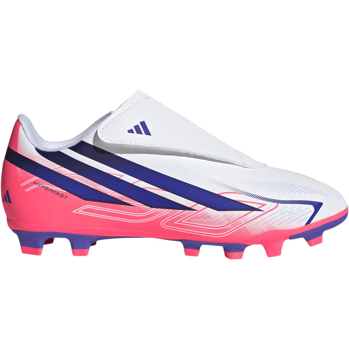 adidas F50 Hyperfast Club FG/MG Velcro Fodboldstøvler Børn