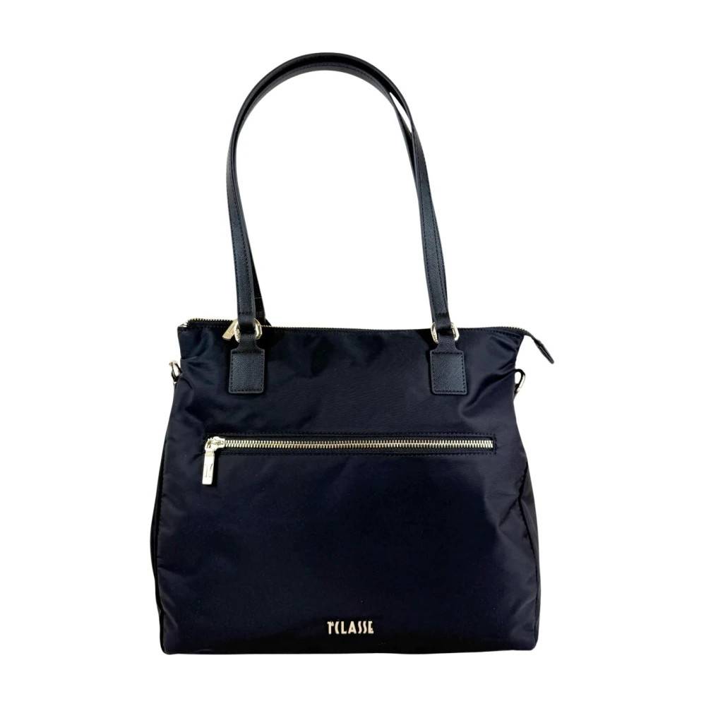 Alviero Martini 1a Classe Breeze Nylon Shopper/Backpack - Tasker - Dame - Sort - ONE SIZE - Nylon