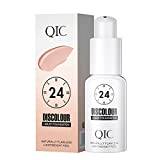 Color Changing Liquid Foundation,30ml flytanfoundation för smink | Fulltäckanflytanansiktsconcealer Foundation flesta hudtyper, vatten- och svettsäker Qiyiguo
