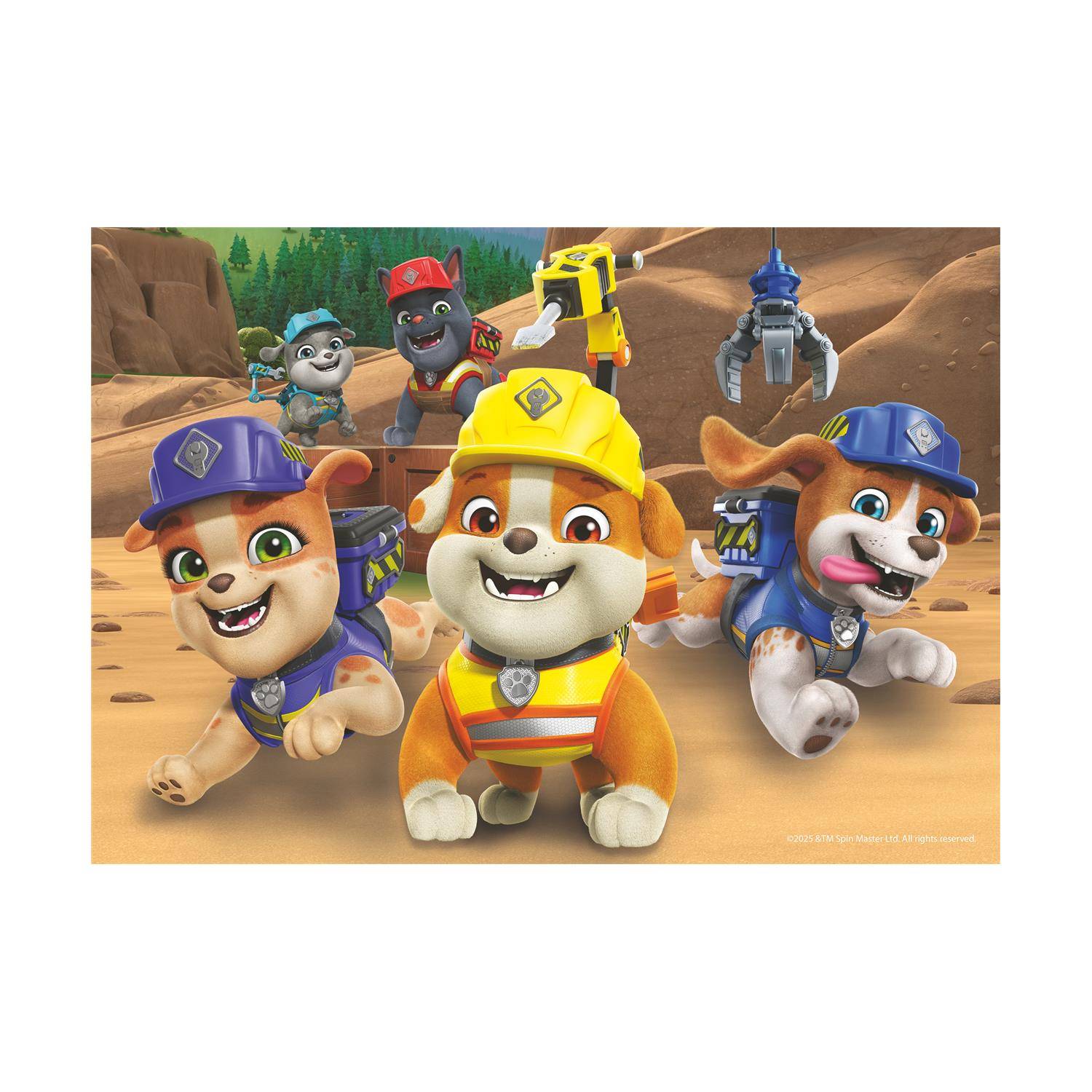 Puzzle: Rubble & Crew - Team in Action (2x12pcs)