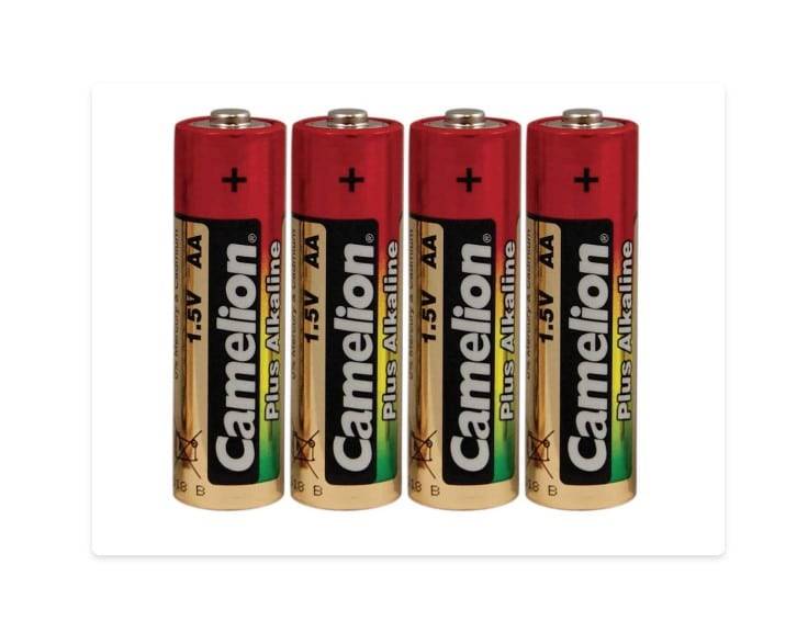 Camelion Plus Alkaline 4 x AA 1.5V Batteri
