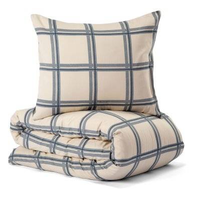 Norgård bäddset i satin (Färg: Beige botten)