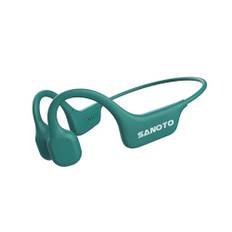 SANOTO Knochenschall Kopfhörer Bluetooth 5.3 Open Ear Kopfhörer IPX7 wasserdichte Schweißfeste Bone Conduction Headphones Sportkopfhörer für Läufer Fahrrad Radfahren Fitness