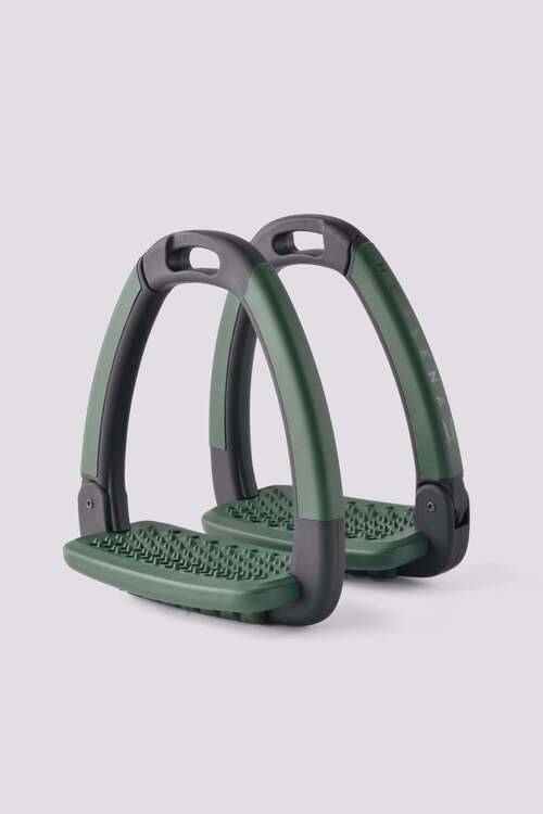 Horsena Stigbøjle Swap 2.0 - Sort/Forest Green