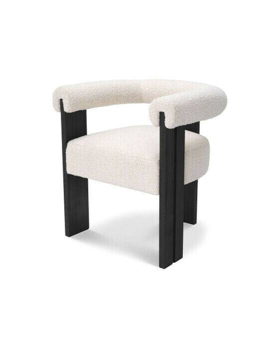 Percy armlæn stol bouclé cream