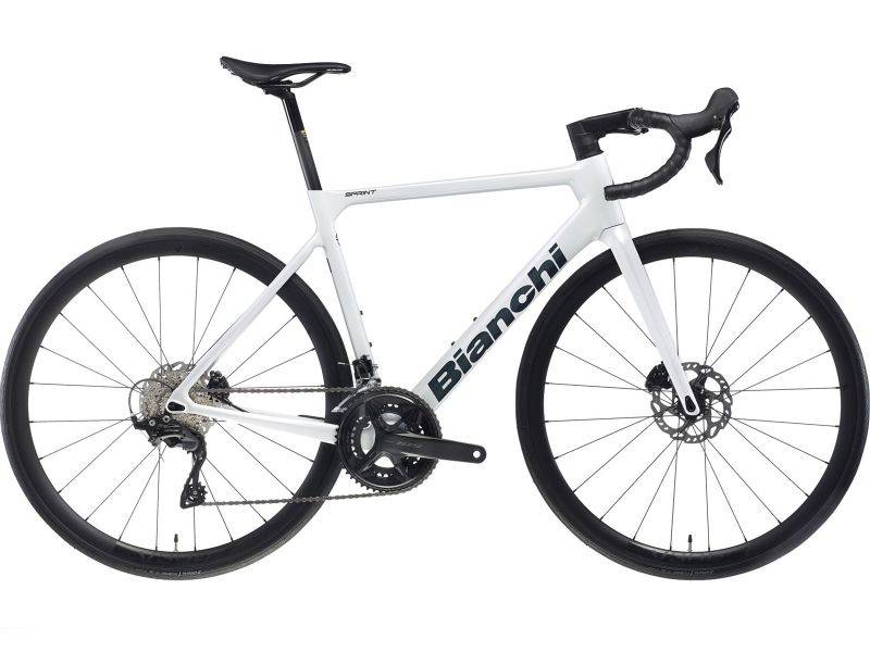 Bianchi Sprint ICR 105 Di2 Hvid - Racercykel - 2026, 55cm (174- 180cm) - Vi matcher laveste pris. 365 dages returret.