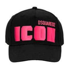 Dsquared2, Accessoarer, unisex, ONE Size, Bomull, Ikonisk baseballkeps med spänne