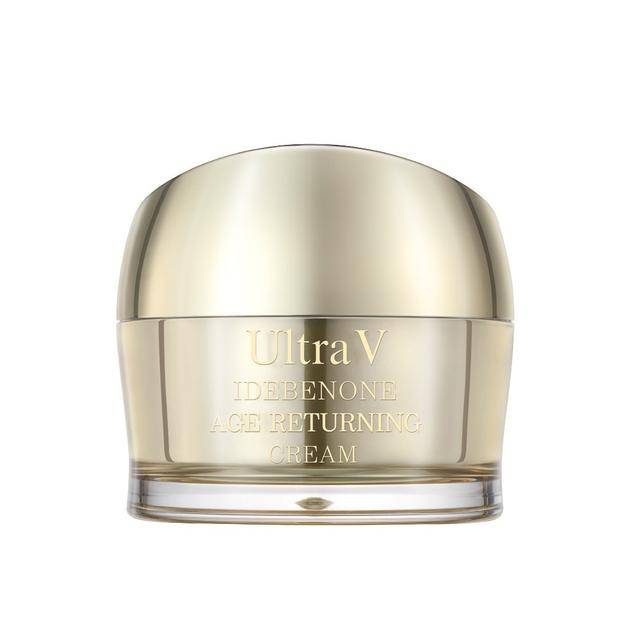 [Ultra V] Idebenone Age Returning Cream 50mL, Anti-Aging, Anti-wrinkle, Moisturizing, Korean Cosmetics, Kbeauty, sample white