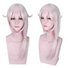 Honkai Impact 3 Cosplay Wig Bronya Zaychik Kiana Kaslana Fuka Yae Sakura Theresa Apocalypse Braiding Ponytails Long Fake Hair OneSize mixsilverpink