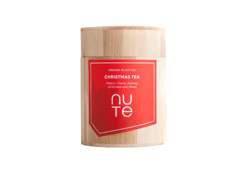 NUTE Christmas Tea 100 g. ØKO - Trædåse.