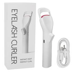 Electric Eyelash Curler Long Lasting Portable Heated Eyelash Curler with Silicone Pad for Women