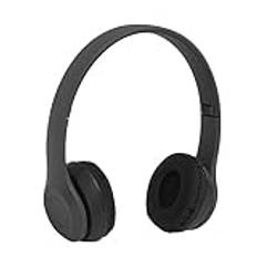 BT Headset, BT Headphone Portable P47 för Sport för Musikälskare (Svart)