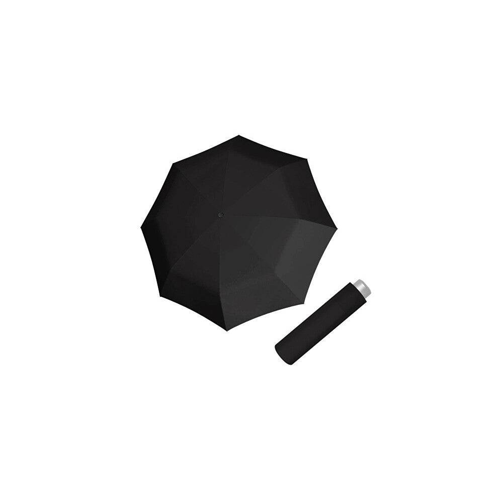 Derby Ombrello Pieghevole Mini Light Uni nero — Ombrello