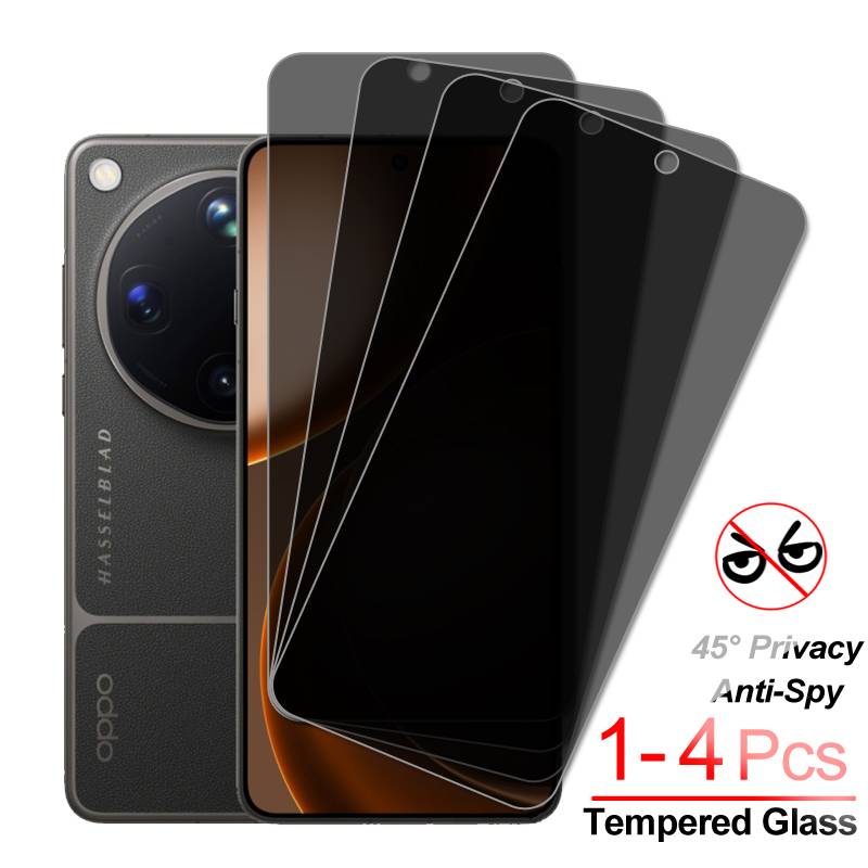 1-4Pcs For OPPO Find X9 Ultra Glass Find X9 Ultra Screen Protector Privacy Tempered Glass Protective Phone Film On Find X9 Ultra
