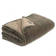 Artwood Överkast Santana Sammet Washed Taupe Dubbbelsäng