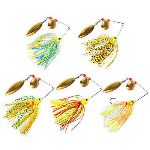 TUXIBIN Fiskedrag Fiske, Spinnerbait beten, spinnbeten, spinnerbait, spinnbeten för abborre gädda öring etc. TXB5-7