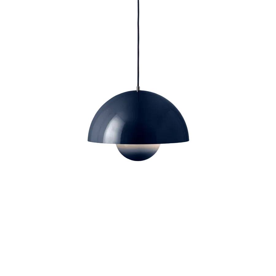 Flowerpot VP7 pendel af Verner Panton Steel Blue - Jacobsen Plus