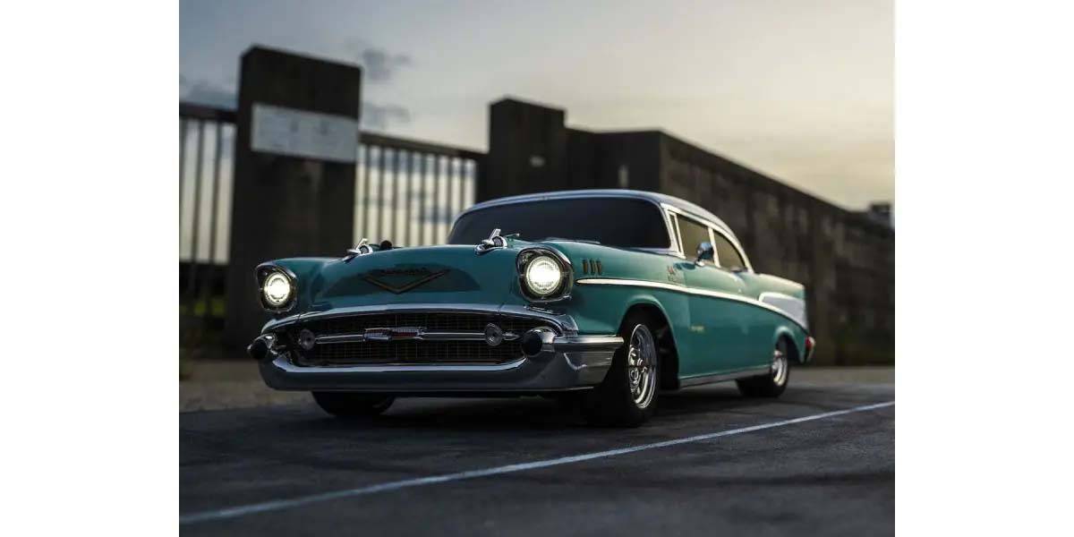 KYOSHO K.34433T1B - Kyosho Fazer MK2 L Chevy Bel Air Coupe 1957 Turquoise 1:10 Readyset