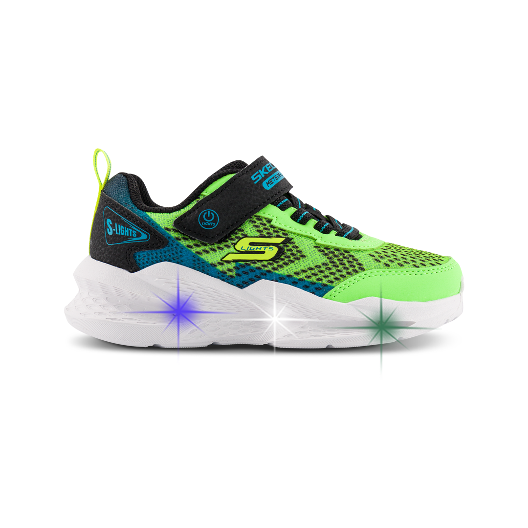 Skechers S-Lights Meteor-Lights 2.0 Sneaker Grøn 401490L (27-36) - 31
