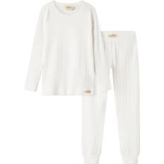 MarMar Copenhagen Sleepwear Str 3Y/98 - Gentle White Nattøj Elastan hos Magasin