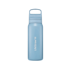 Lifestraw Vandflaske Med Filter - Go 2.0 Series Stainless Steel - Icelandic Blue