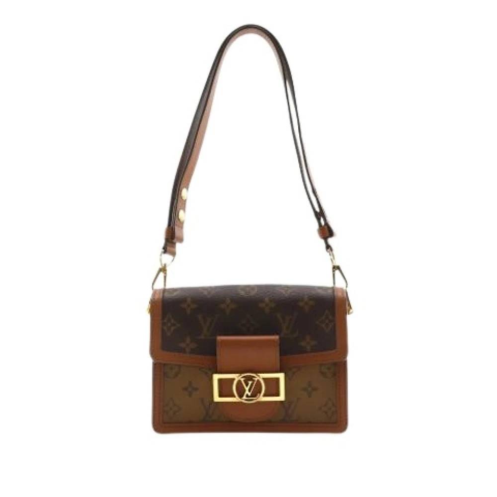 Louis Vuitton Vintage Pre-owned Dauphine Crossbody Taske - Vintage - Dame - Brun - ONE SIZE - Uld