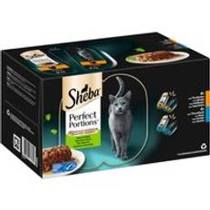 Sheba Perfect Portions Mix 16 x 37,5 g - Kalkon + Tonfisk i sås