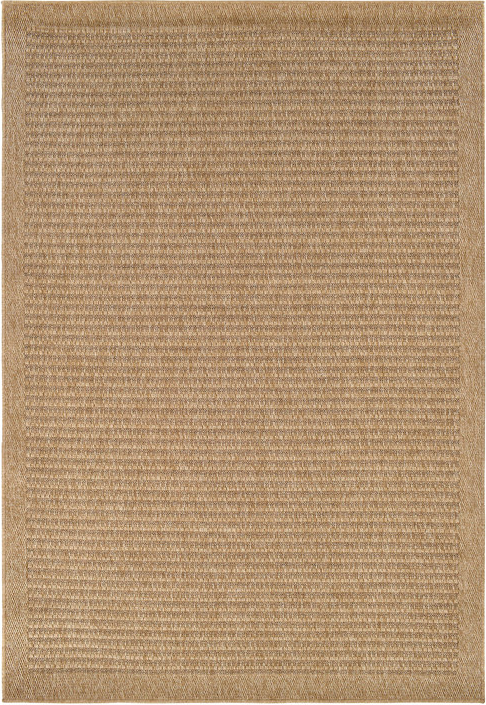 Gulvtæppe Loomery Natura jute 160x230 cm flad plys polypropylen slidstærkt.