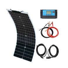 Flexibel solpanel, 150W, 18v laddning 12V 50W Solarkit