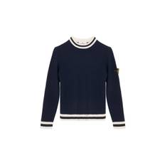 STONE ISLAND JUNIOR KIDS S00M4 COMPASS SWEATER Size: 10Y, colour: NAVY