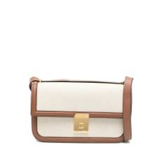 DeMellier, Taske, Dame, Flerfarvet, ONE SIZE, Uld, Beige Skuldertaske med Lås