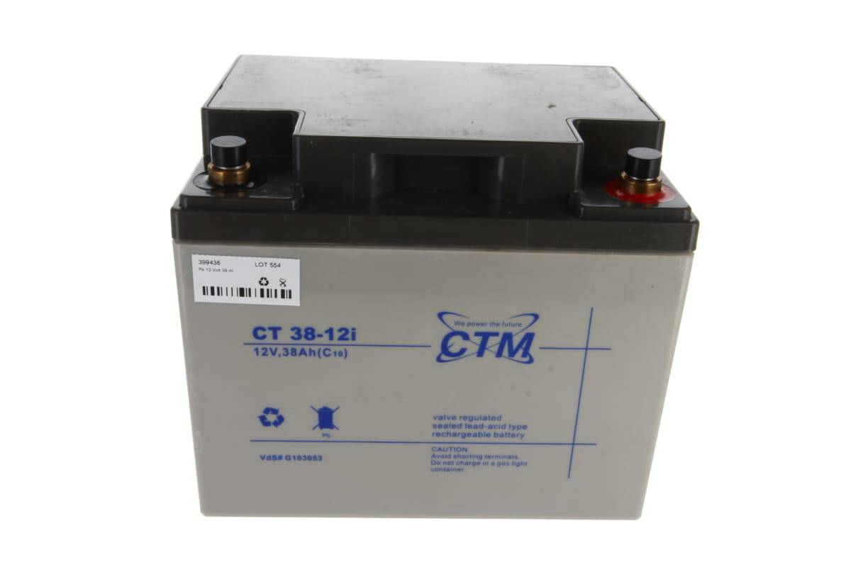 CTM blybatteri CT38-12.