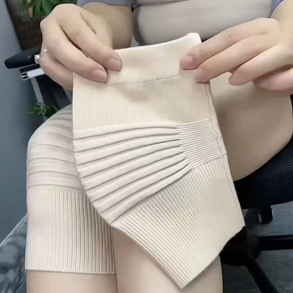 Women Men Cotton Knee Warmers Knitted Soft Thermal Knee Brace Pads Stretch Fit Knee Protector Sleeve Suitable for Old Cold Legs